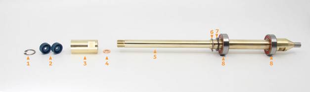 Gunther TBH Pro II Replacement Parts Assembly