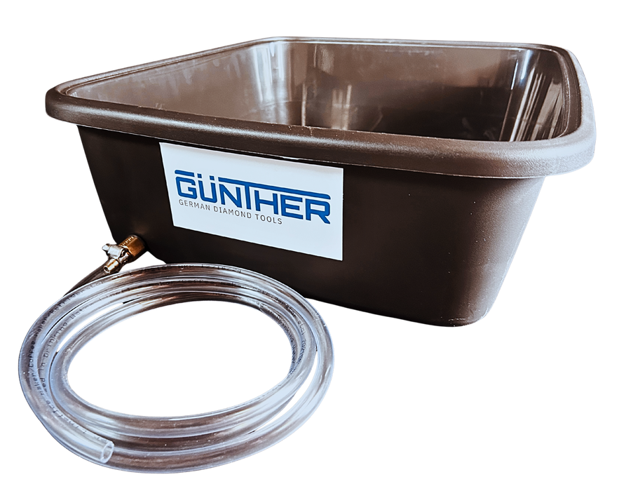 Gunther Waste Water Catch Pan System – Coolant Collection for Drill Press & Diamond Drilling