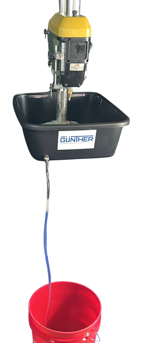 Gunther Waste Water Catch Pan System – Coolant Collection for Drill Press & Diamond Drilling
